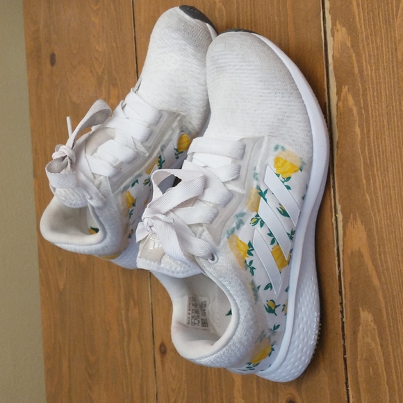 adidas Shoes - Super cute Adidas floral sneakers.  Size 7